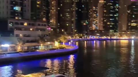 Dubai night view