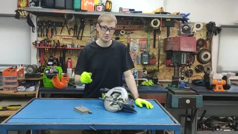 How to sharpen a circular saw in 1 minute. The saw sharpens itself