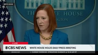 Psaki UNABLE To Give A Direct Answer About The WH Buying Russian Gas