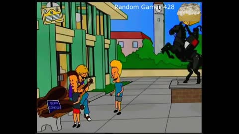 Beavis and Butthead "Let's get some money for bad music" Game clip from Beavis and Butthead Do U