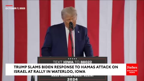 🔴Breaking News: Trump Accuses Biden Of Having Betrayed Israel..