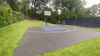 Pickleball Courts With Painted Asphalt