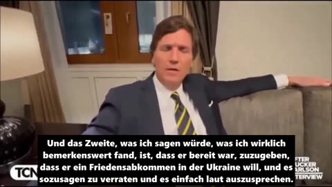 30 Jahre russisches Streben nach Frieden mit dem Westen -Reese Report Tucker Carlson