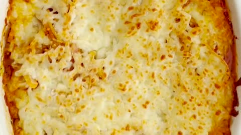 Oven Baked Spaghetti