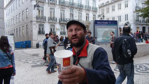 Lisbon Portugal American Buskers 2015