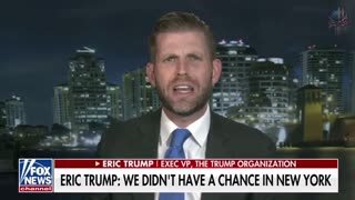 'The Best Thing I Ever Did Was Get Out Of New York' - Eric Trump