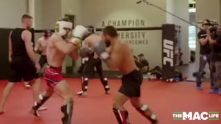 Conor McGregor sparring on The Ultimate Fighter