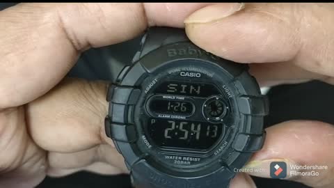 #HOW TO SET TIME ON #CASIO BABY-G (3277) BGD-140# TIME SETTING