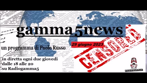 Gamma5news una trasmissione di Paolo Russo in diretta su radiogamma5