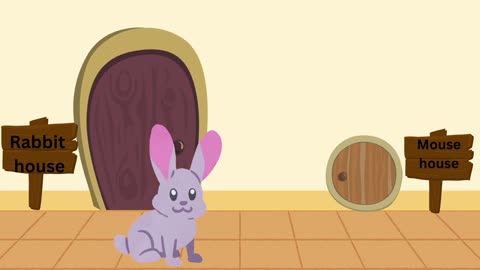 Rabbit and Mouse |Animation video| Short video #cartoons #cartoonsanimation #short video