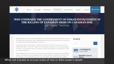 Canada to accuse India of role in Sikh leader’s death