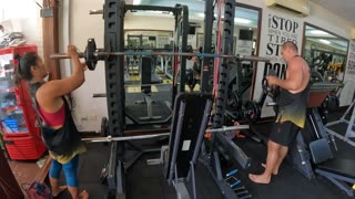 Barbell Seated Back PressSC-AndreMay 2