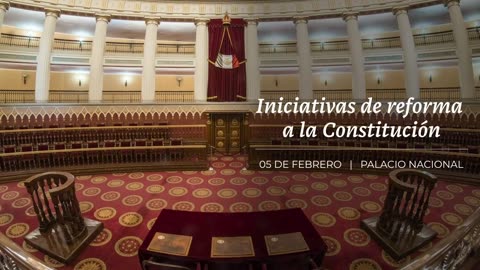 iniciativas de reforma a la constitucion desde el palacio nacional. 5 de Febrero de 2024