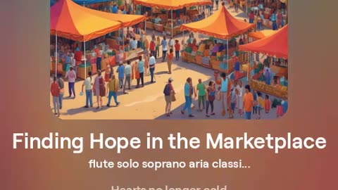Finding Hope in the Marketplace
