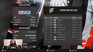Online dirt racing for the first time on Nascar Heat 3.