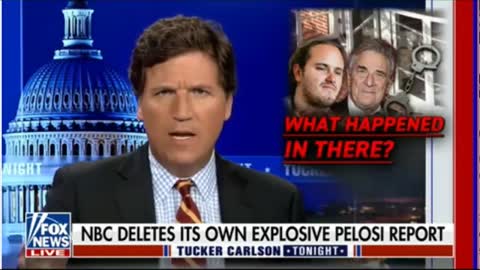 Tucker Carlson - Nov 04, 2022 - Paul Pelosi and DePape, NBC scrubs own segment, Jason Whitlock