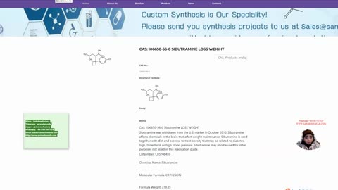 Sibutramine CAS: 106650-56-0