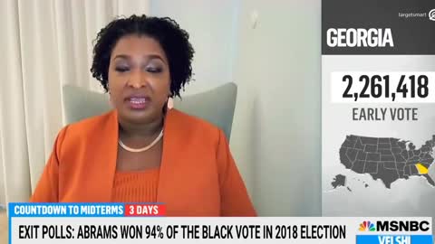 Stacey Abrams: "Unfortunately, this year, black men have been a very targeted population for misinformation"