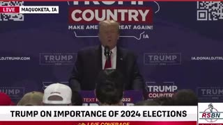 Trump imitates Biden taking questions 🤣