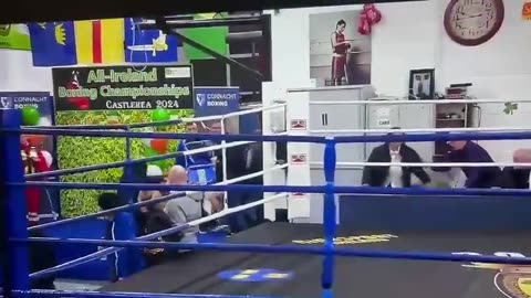 Irlanda | Escenas de anoche en una pelea de boxeo amateur