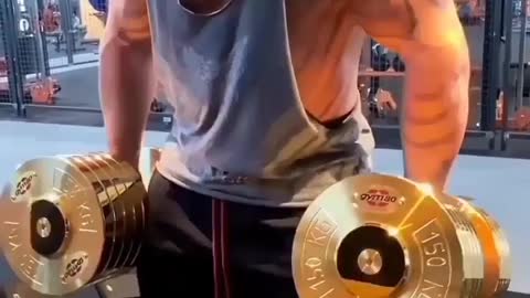 150 Kg Lifted With Arms Pro Fitness Video Dumbell Curls