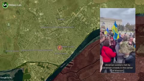 Ukraine celebrates victory as Ukrainian soldiers enter the key city of Kherson