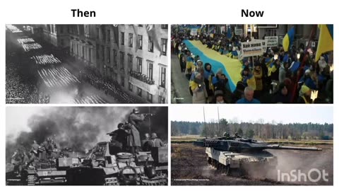 Hard to believe this is #Canada circa 2023: Pro-Nazi torchlight processions hit Canadian streets against the backdrop of Leopard tanks emblazoned with iron crosses pounding Ukraine's fertile soil. Wake up, Canadians, say NO to neo-Nazis