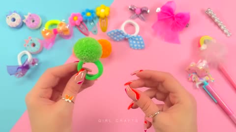 10 DIY - How To Make Cute Hair Pins