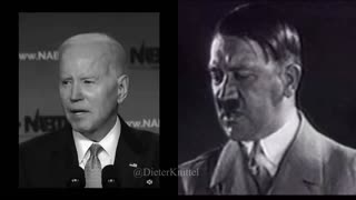 Biden and Hitler Speech comparison 2023-1939