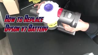 How to Replace the @dyson V7 Battery