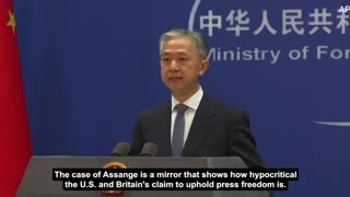 China Speaks out Julian Assange Treatment Exposes Western Press Freedom Hypocrisy