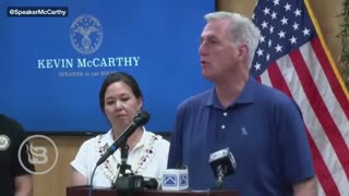 Kevin McCarthy Drops FACTS on Reporters Blaming Maui Fire on 'Climate Change'