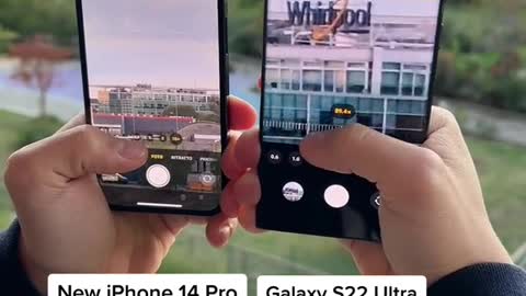 CAMERA IPHONE 14 PRO VS S22 ULTRA