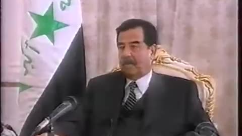 Interview with Saddam Hussein 3 weeks before the US invasion