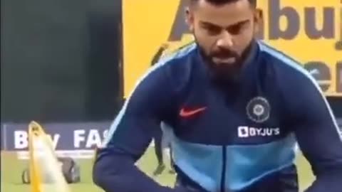 Virat Kohli 😂😂😂 ! - guess who is he mimicking - Cricket funny video - watch till end 😂 #Shorts
