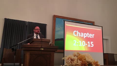 Pastor Gene Miller's sermon at Castleberry Baptist Church on November 26, 2023.