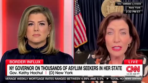 New York Gov. Kathy Hochul - We won’t Compromise who we are — But we’re at Capacity