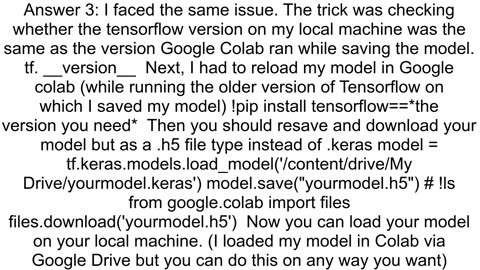 ValueError Layer 39lstm_cell_239 expected 3 variables but received 0 variables during loading