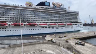 Norwegian Breakaway departure in Ponta Delgada Azores Portugal - 27.04.2023