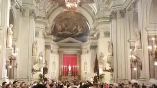 Processione Oli santi - Messa Crismale 13 aprile 2017 - Chiesa Cattedrale di Palermo