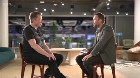 Elon_Musk with BBC Reporter James_Clayton