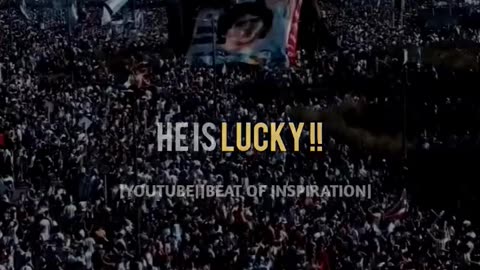 When people say he is lucky