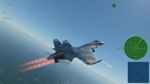 Playing as a Su-33 in War Thunder...... Foldable wings