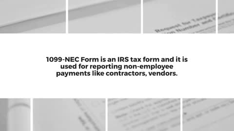 Who Report 1099-NEC Form to the IRS?