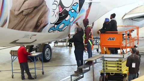 Disney Africa and LIFT unveil plane livery just in time for holiday season