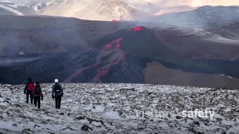 Iceland's dramatic lava show