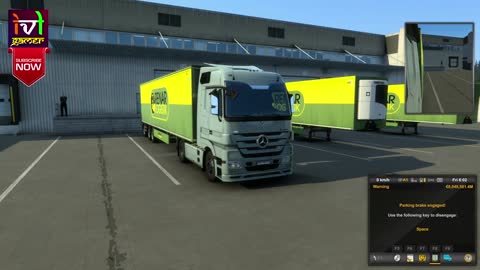 Engine & Horn Sound Mercedes Actros - ETS 2 1.45 - #ets2 #mercedestruck #enginesound #hornsound