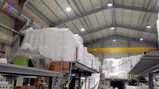 Process of Making Bubble Wrap - Packaging Materials Factory in Korea,