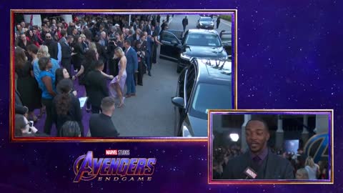 Anthony Mackie talks Falcon's fate LIVE at the Avengers Endgame Premiere