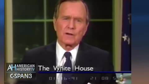 George H.W. Bush - New World Order speech. GWB NWO